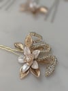 Lotus Serpent hair pins