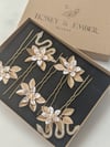 Lotus Serpent hair pins