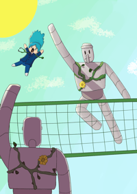 Iron Golem Volleyball  ft. Nursey