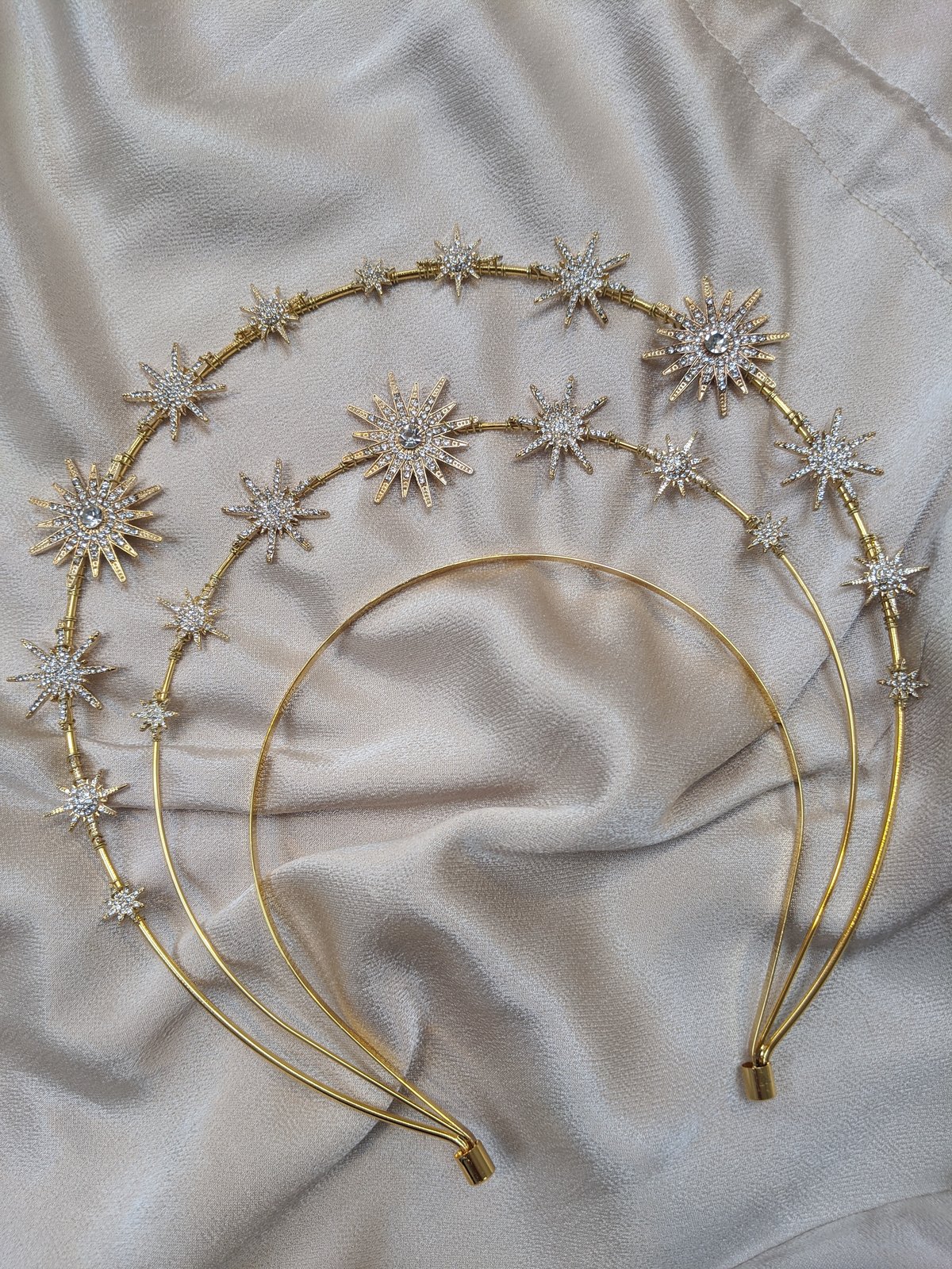 Gold Constellation halo headband