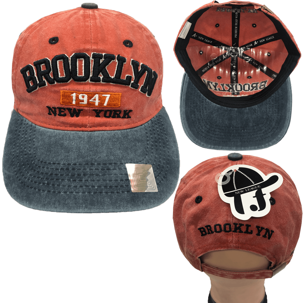 Brooklyn Polo Cap, Embroidered Bklyn Adjustable Hat, Adjustable Hat for Men and Women