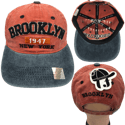Brooklyn Polo Cap, Embroidered Bklyn Adjustable Hat, Adjustable Hat for Men and Women