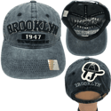 Brooklyn Polo Cap, Embroidered Bklyn Adjustable Hat, Adjustable Hat for Men and Women