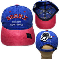 Image 3 of Bronx Polo Cap, Embroidered Bx Adjustable Hat, Adjustable Hat for Men and Women