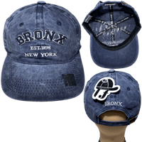 Image 4 of Bronx Polo Cap, Embroidered Bx Adjustable Hat, Adjustable Hat for Men and Women