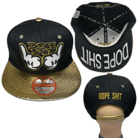 Image 1 of "Dope Shit" Embroidered Snapback, Snapbacks for Women and Men, Hip Hop Hats, Custom Embroidered Hats