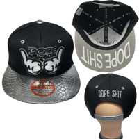 Image 2 of "Dope Shit" Embroidered Snapback, Snapbacks for Women and Men, Hip Hop Hats, Custom Embroidered Hats