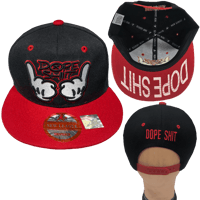 Image 4 of "Dope Shit" Embroidered Snapback, Snapbacks for Women and Men, Hip Hop Hats, Custom Embroidered Hats