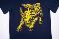 Image of Bull Logo Puff Print Tees 