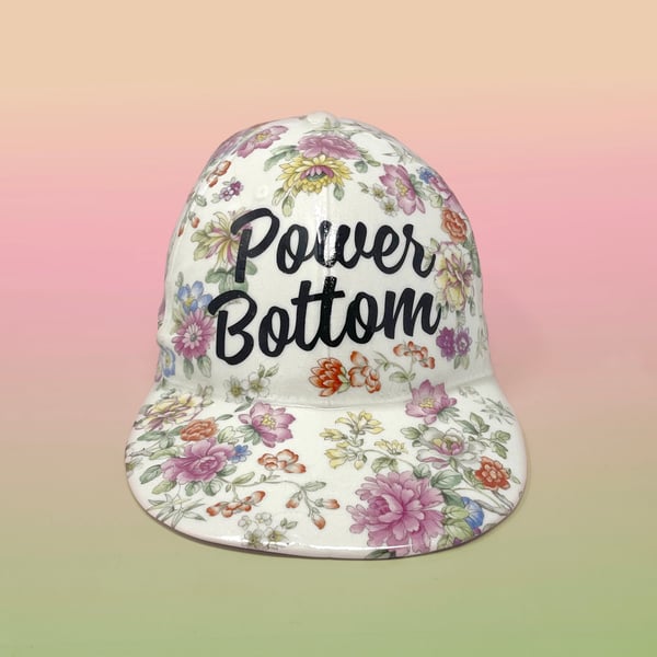 Image of Large Floral Word Caps