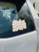 Image of baby on board static cling