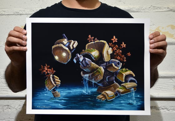 Image of Diver Print