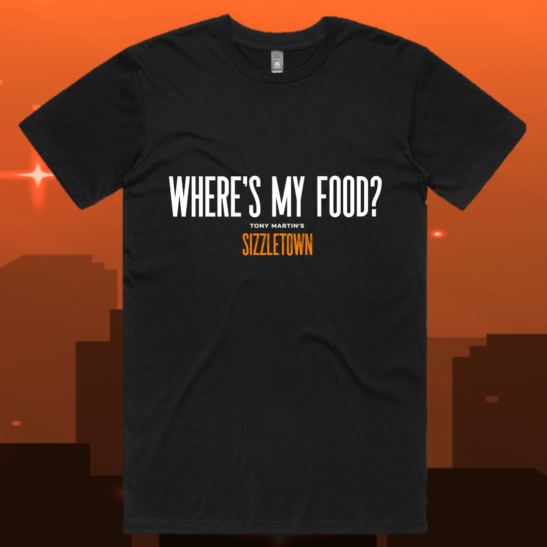 Image of ‘WHERE’S MY FOOD?’ Black Tee