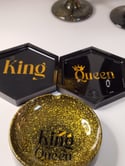 KING & QUEEN WINE GLASS SET 