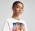 ‘candy queen’ – vibrant collage art t-shirt, white Image 5