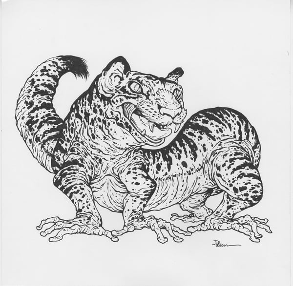 Image of Mustela Leopiger Original Art
