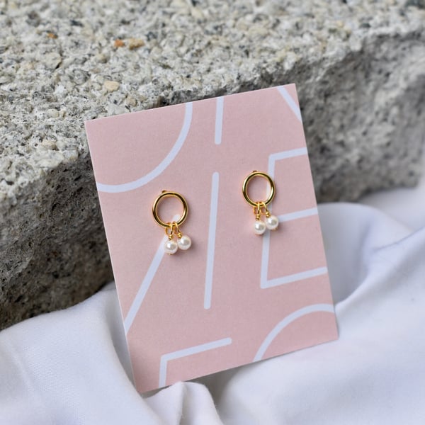 Image of GOLD CIRCLE STUDS...