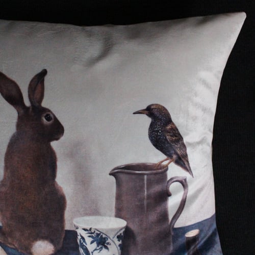 Image of Velvet Brown Rabbit Cushions