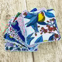 Image 3 of Liberty Print Reusable Face Wipes // Reusable Face Pads // Eco Friendly Gift // Bamboo Face Pads