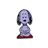 SNOOPY MEDITATION PIN