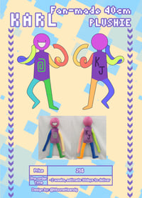 [In-Stock] Fan-made K4rl noodle plushie (40cm)