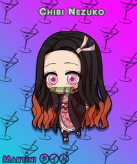 Chibi Nezuko Kisscut