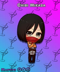 Chibi Mikasa Kisscut