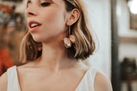 Image 4 of Lillie rose gold earrings