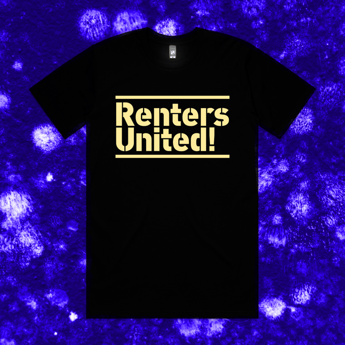 Image of Renters United logo t-shirt