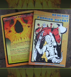 Image of Revenge of the Foaming Mutant (solo gamebook zine)