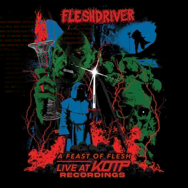 Fleshdriver - Live: A Feast of Flesh (Red Translucent TAPE)
