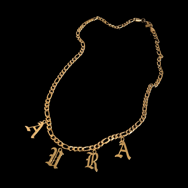 Image of PERSONALIZED OLD ENGLISH NECKLACE