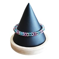 Image 1 of Pastel Box Weave Bracelet