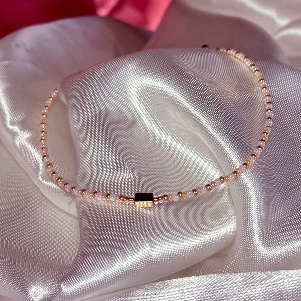 Peachy Keen Anklet Duo
