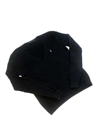Image 1 of Navy Cable Knit Sweater - Polo Ralph Lauren