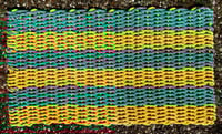 Aqua & Yellow - Two Tone - 35 Fathom - Lobster Rope Mat