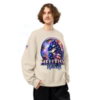 Image 14 of Oversized USA 250 Patriotic Hellfish Haven heavyweight sweatshirt