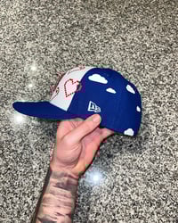 Image 2 of TWO TONE DIGITAL LOVE ATL BRAVES CUSTOM FITTED CAP