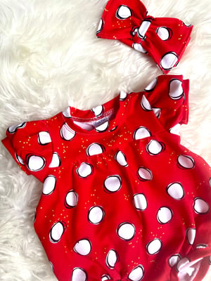 Image of Mouse Dots Bubble Romper