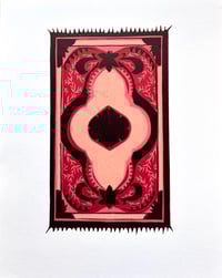 "No Shoes On This Rug- Pink”