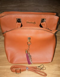 Image 1 of Brown Handbag Set