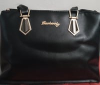 Image 2 of Black Handbag Set