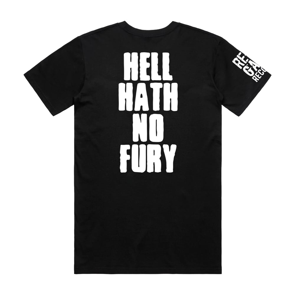 HELL HATH NO FURY TEE (BLACK)