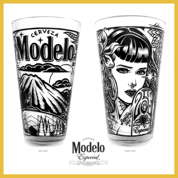 Image of Modelo Tacoma Pint Glass 2022 Edition