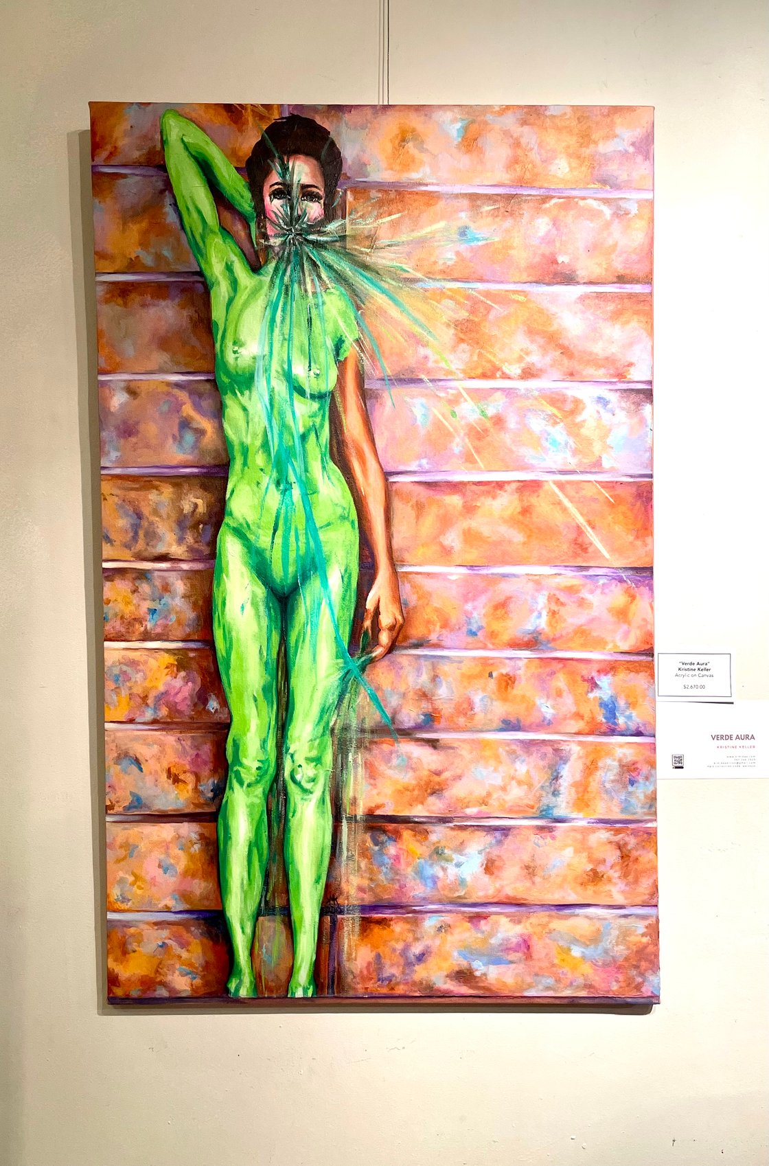 Image of Verde Aura Original Painting