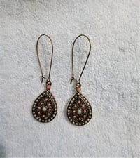 Beaded Drop Hook Earrings