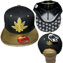Weed Leaf Snapback/Adjustable Men's Cap/Customized Snapbacks