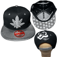 Image 3 of Weed Leaf Snapback/Adjustable Men's Cap/Customized Snapbacks