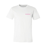 Image 2 of White And Pink Make Money Not Friends T-Shirt