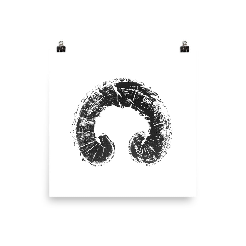 Tree of Life print - black on white